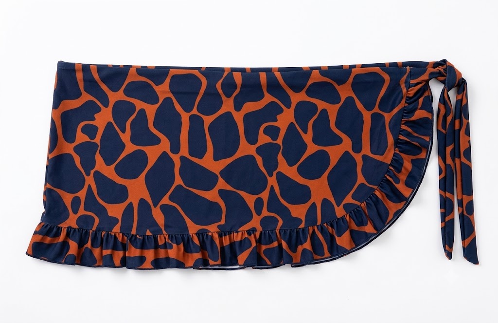 Hawaii Pareo Camouflage Blue-Orange