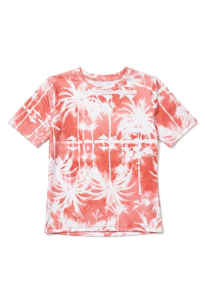 Formentera Short Sleeve T-Shirt Cherry Palms