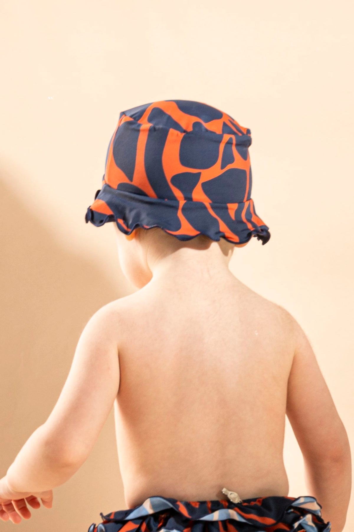 Panama Bucket Hat Camouflage Blue-Orange