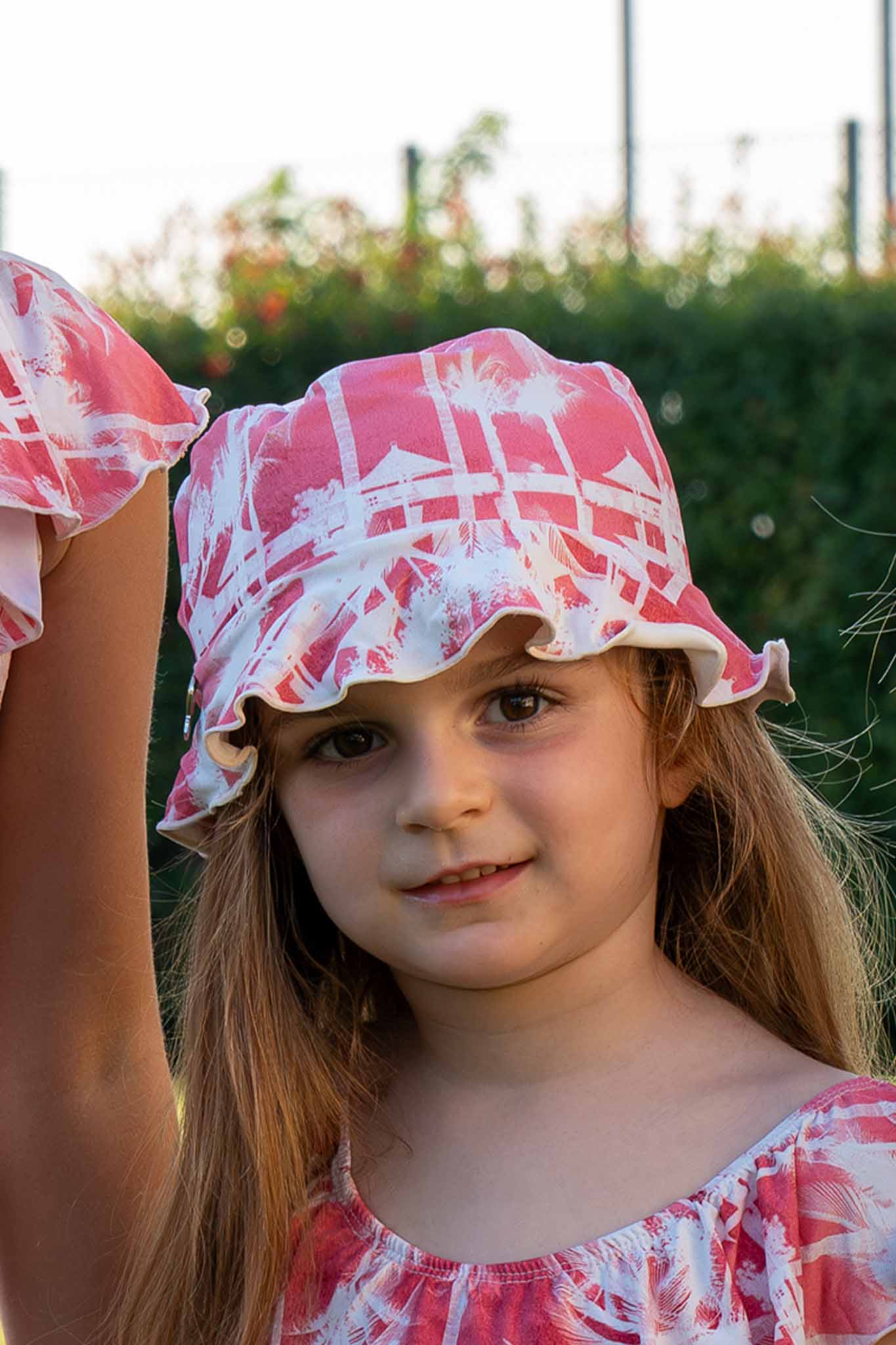 Panama Bucket Hat Cherry Palms