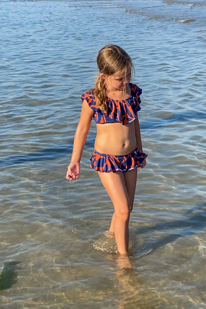 Rio Bikini Camouflage Blue-Orange