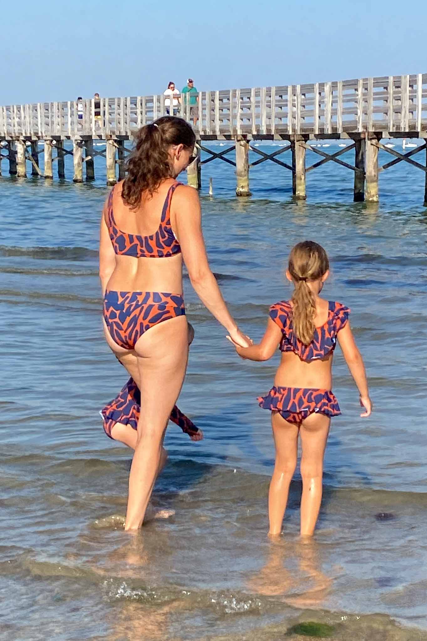 Rio Bikini Camouflage Blue-Orange