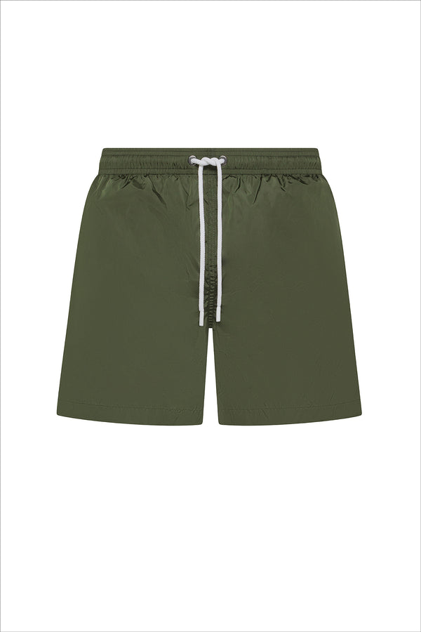 Men's Military Green Boxer Briefs – Quick Dry | UPF 50+ | Hot Air Balloon Pocket