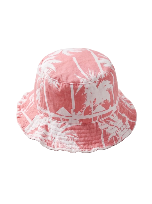 Panama Bucket Hat Cherry Palms