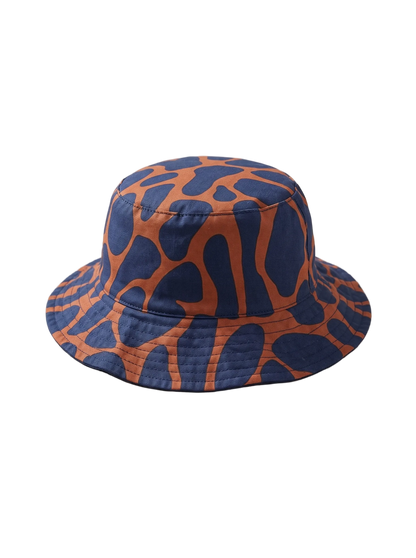 Panama Bucket Hat Camouflage Blue-Orange