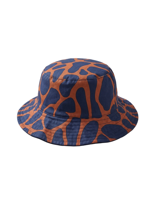 Panama Bucket Hat Camouflage Blue-Orange