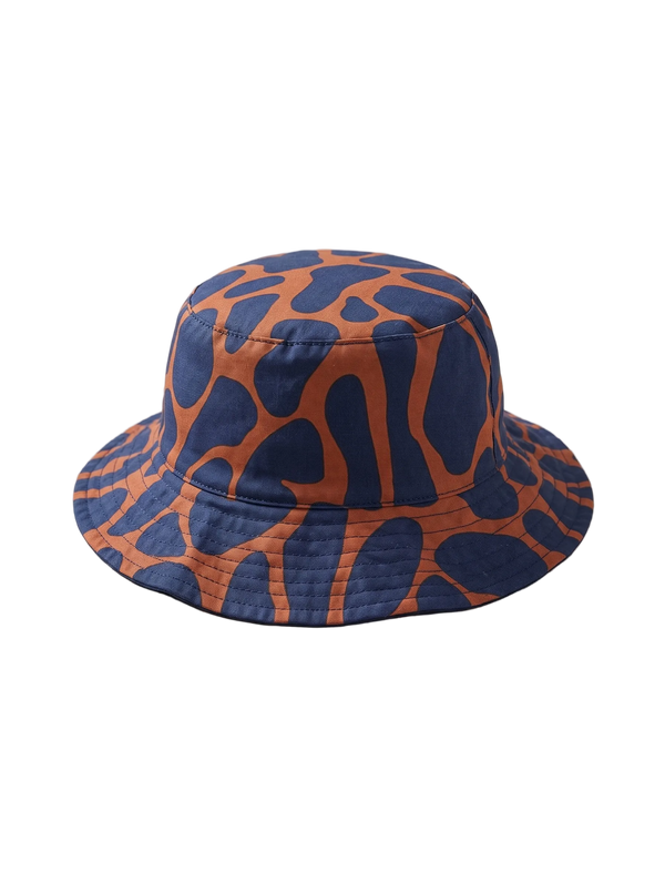 Panama Bucket Hat Camouflage Blue-Orange