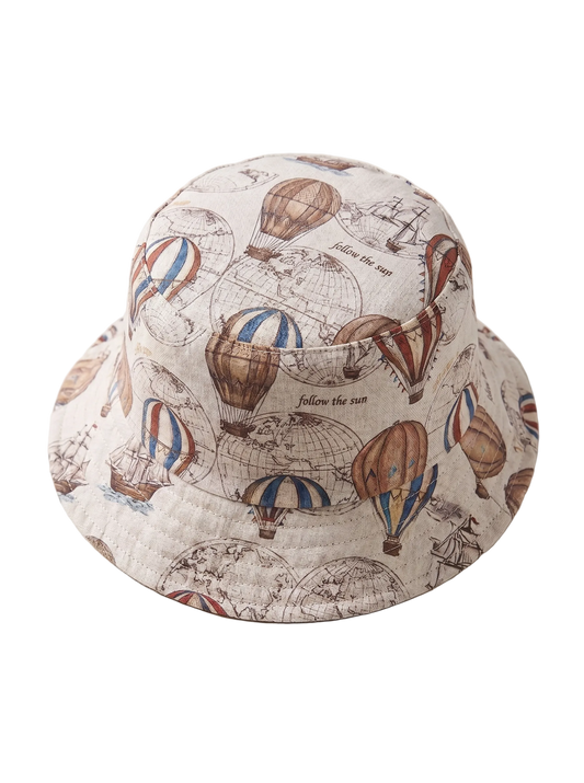 Panama Bucket Hat Air Balloon