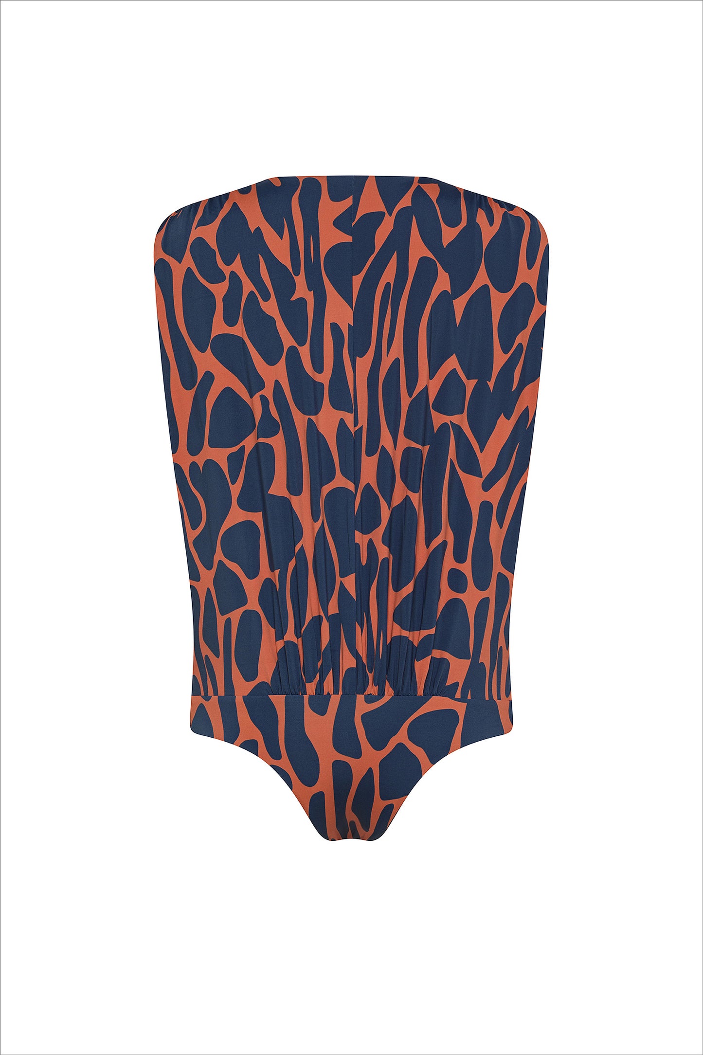 New Generation Blue & Camouflage Double One-piece Swimsuit