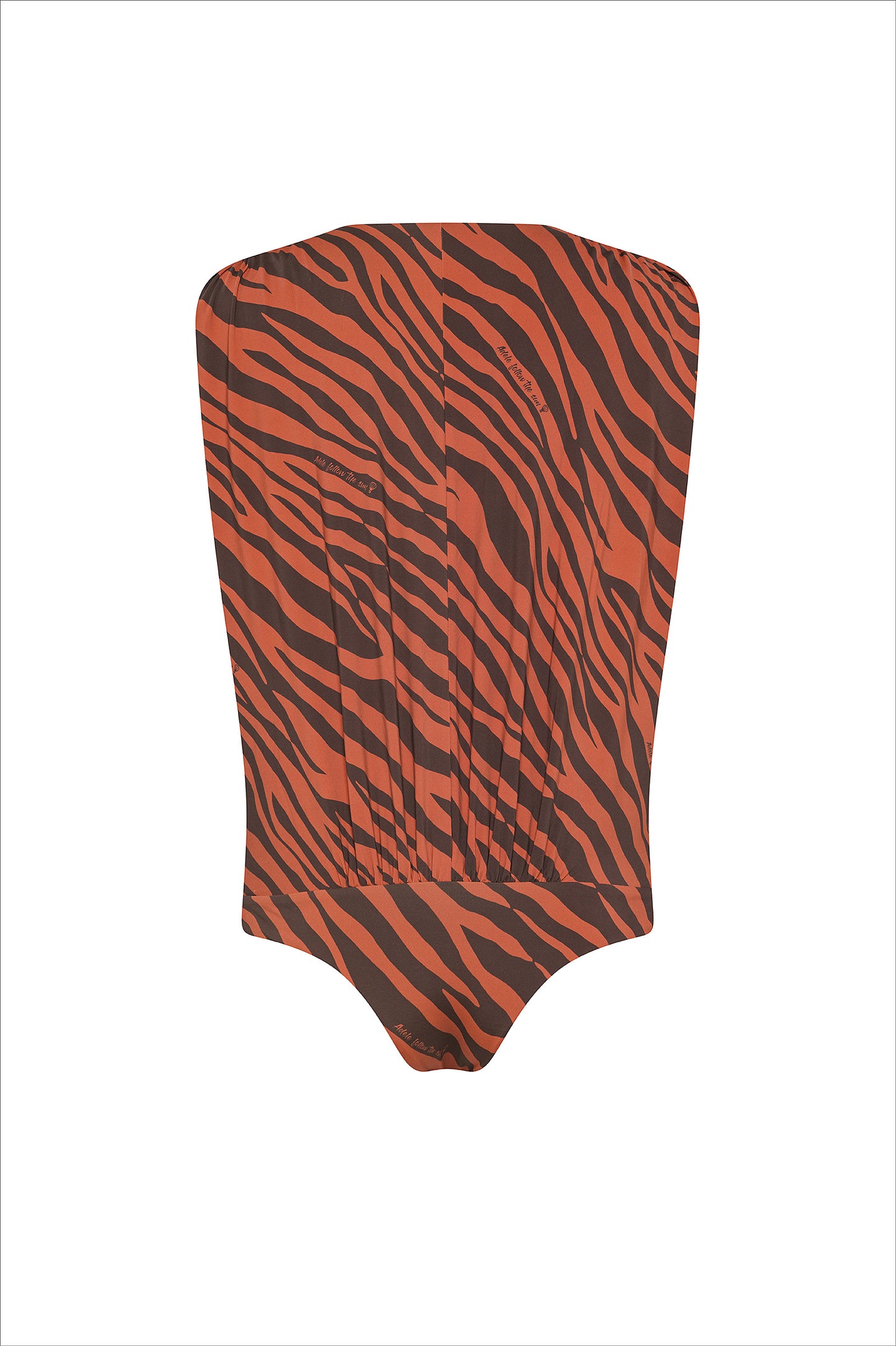 New Generation Zebra & Black Double One-Piece Swimsuit