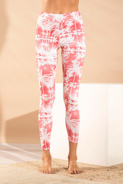 Second Skin Beach Leggings Cherry Palms
