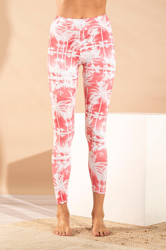 Second Skin Beach Leggings Cherry Palms
