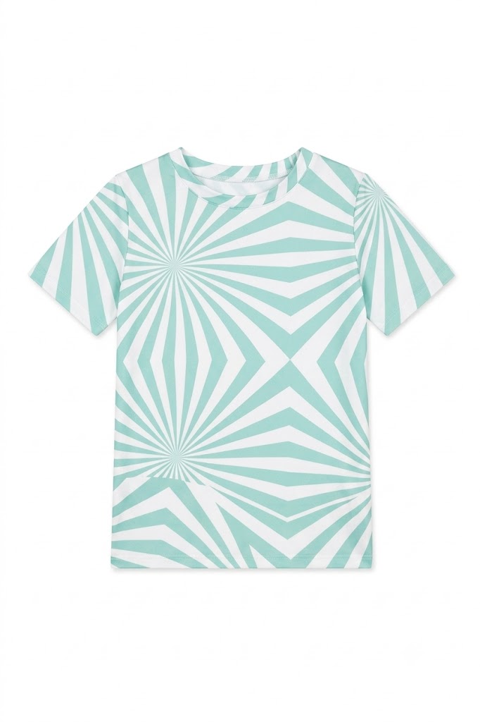 Formentera Short Sleeve T-Shirt Tiffany Sunlight