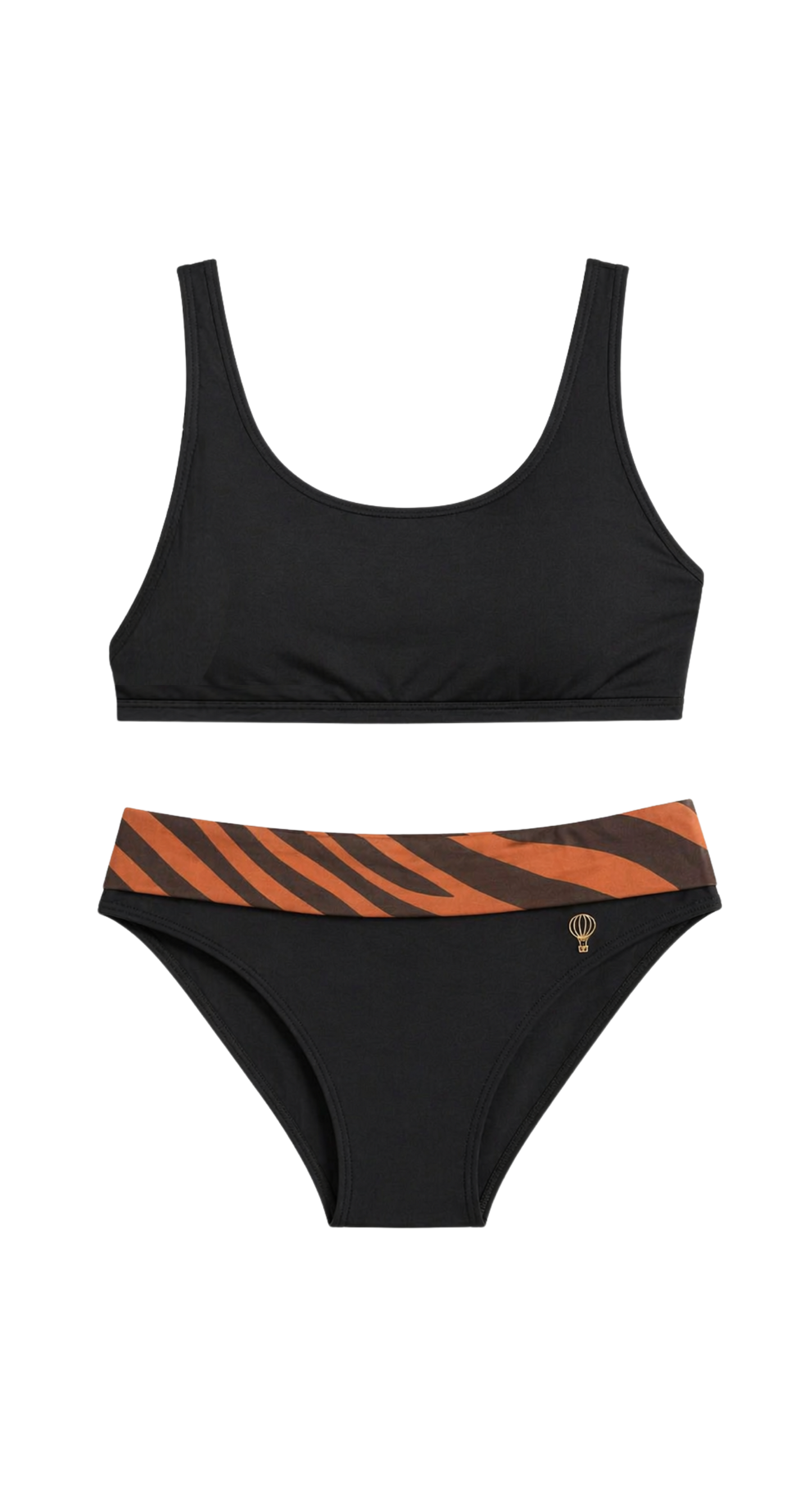 Malibu Bikini Zebra reversible black