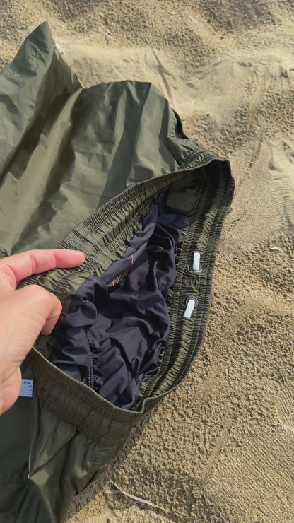 Men's Grey Boxer Shorts – Quick Dry | UPF 50+ | Hot Air Balloon Pocket